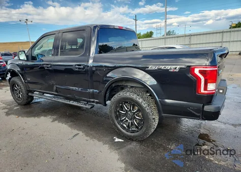 2015 Ford F150 Supercrew из США, поврежденный, VIN 1FTEW1EP8FKD45158